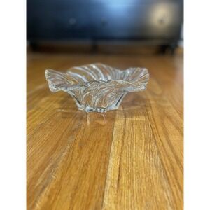 Mikasa Belle Epoque Swirl Crystal Bowl Candy Dish Retired 8" Germany